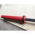 Black ceramic resin female pole with red sleeve